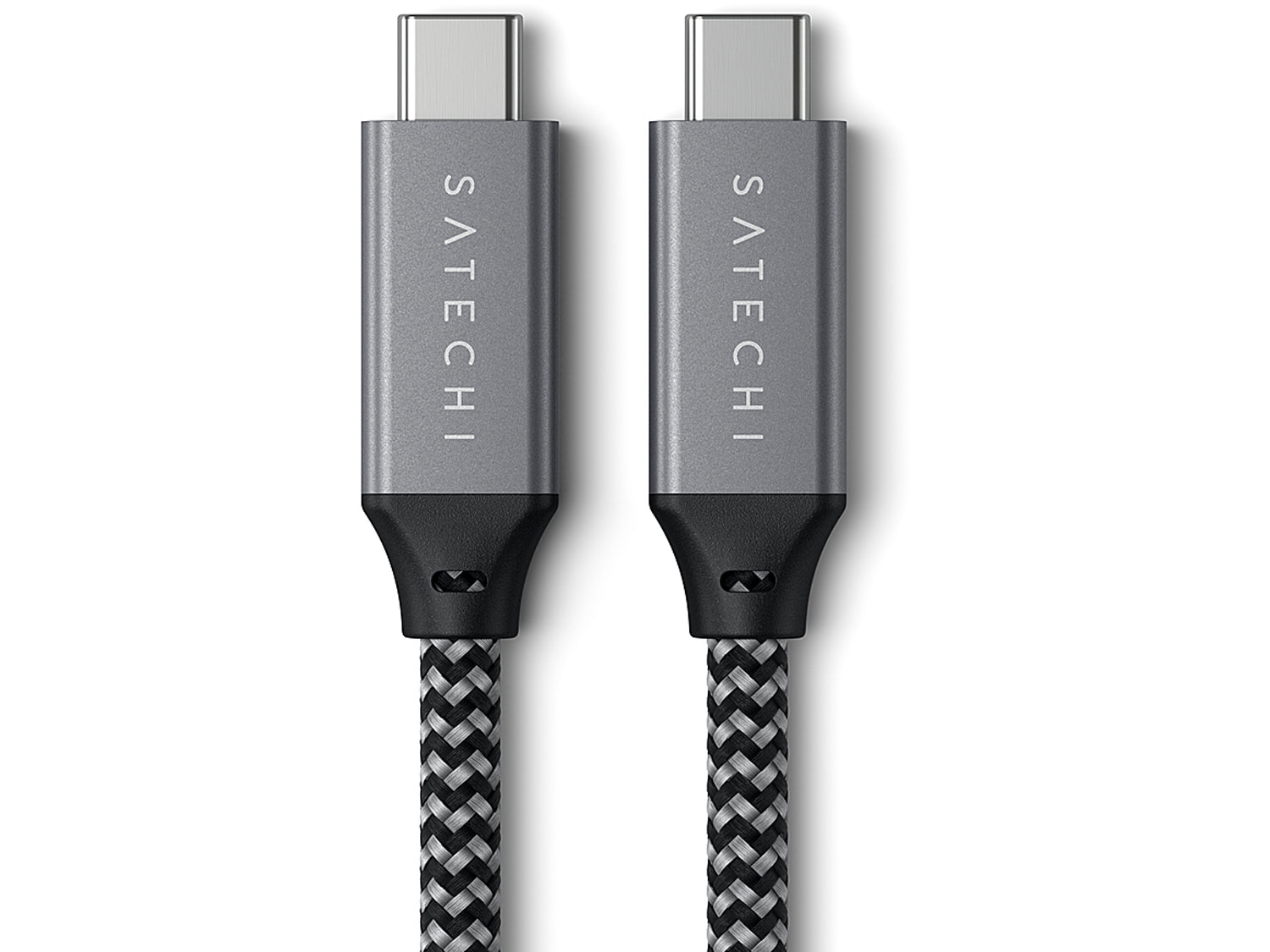 Satechi USB4 C-To-C Braided Cable 40 Gbps 25cm - Grey