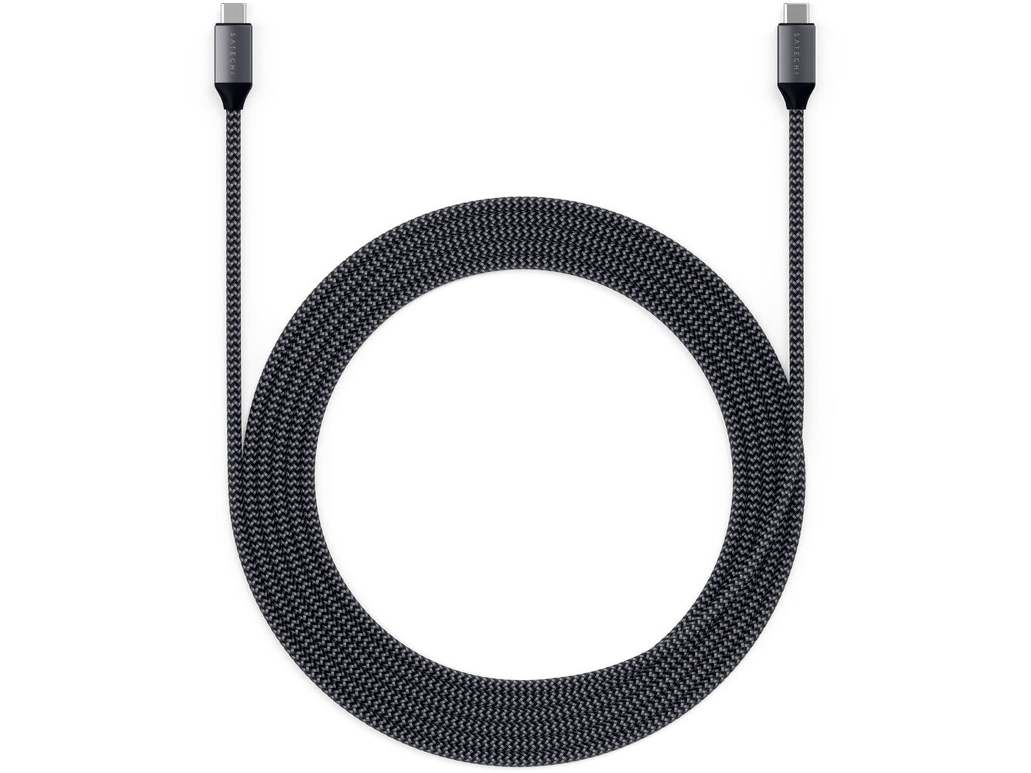 Satechi USB-C to USB-C 100W Braided Charging 2m Cable - Grey