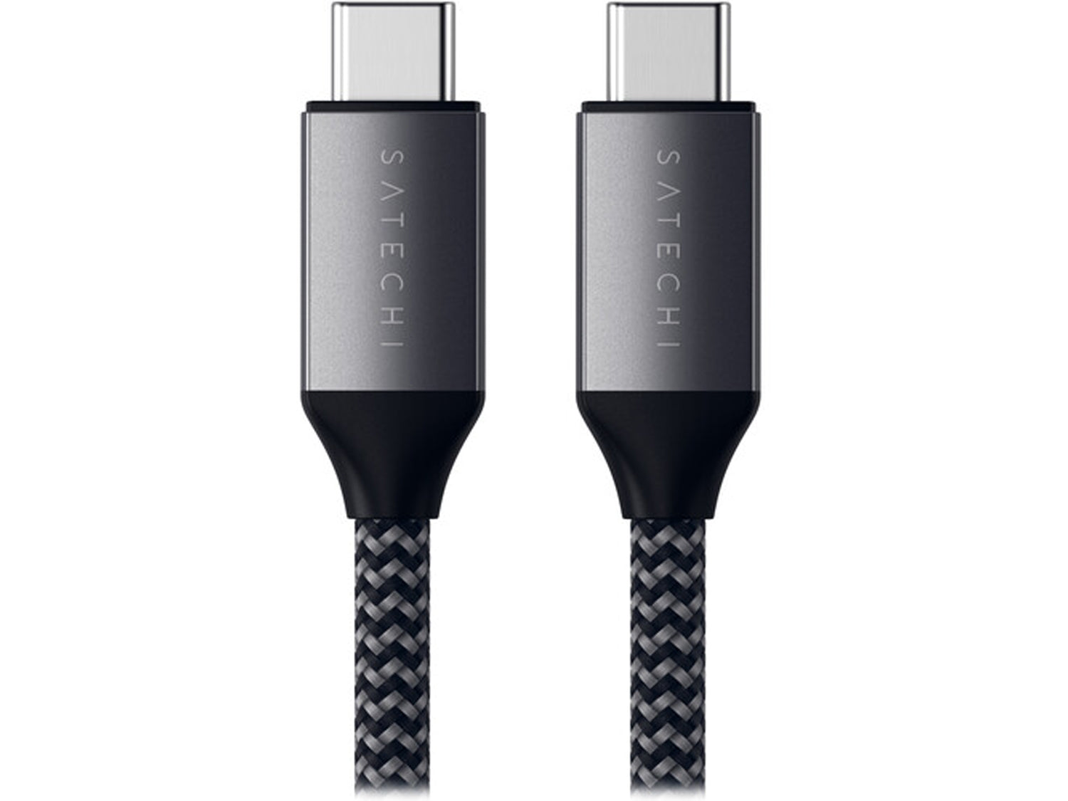 Satechi USB-C to USB-C 100W Braided Charging 2m Cable - Grey