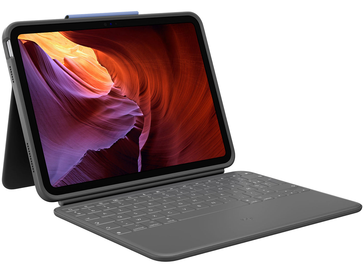 Logitech Rugged Folio за iPad (10-то поколение) - Oxford Grey - US