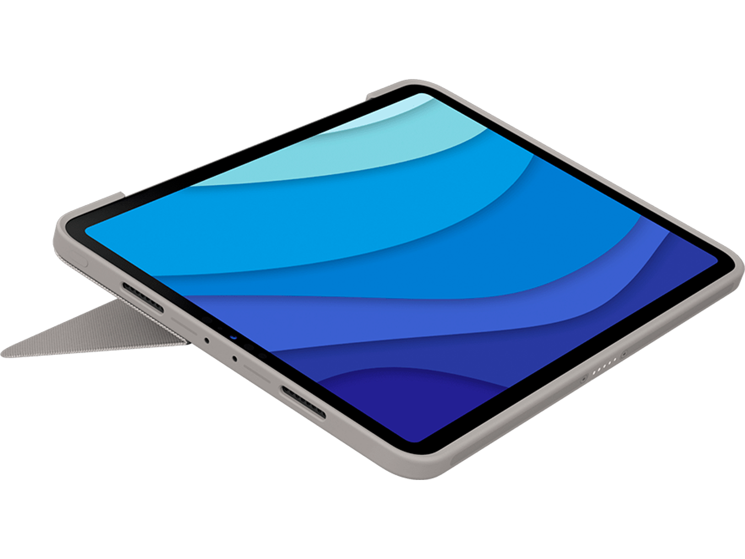Logitech Combo Touch за iPad Pro 12,9-инчов (5-то и 6-то поколение) - Sand - UK