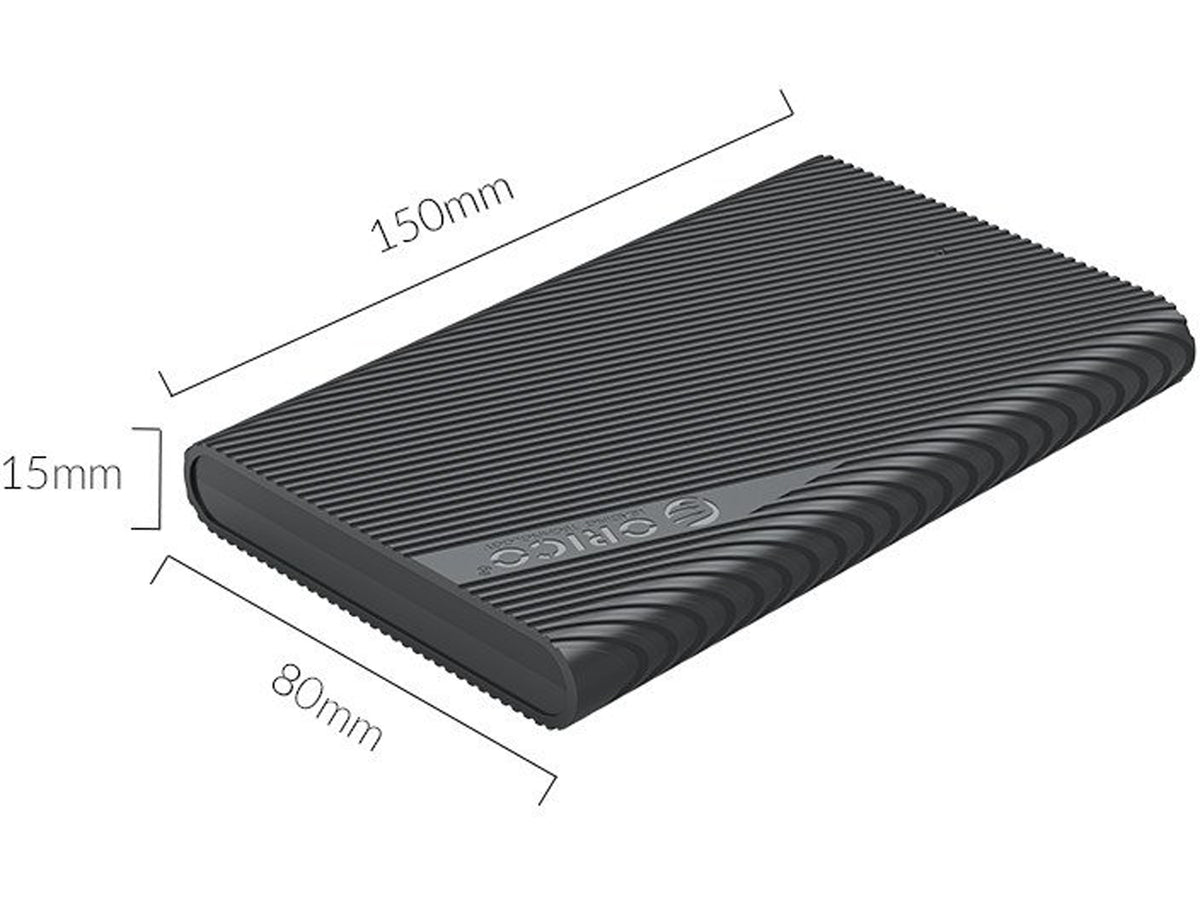 Orico 2521U3 2.5" USB Type C Hard Drive Enclosure