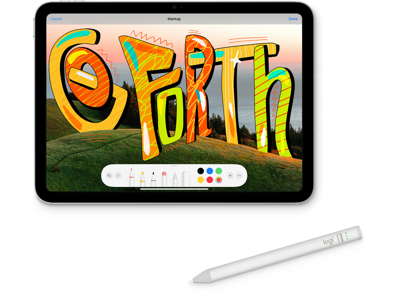 Logitech Crayon (USB-C) - Silver