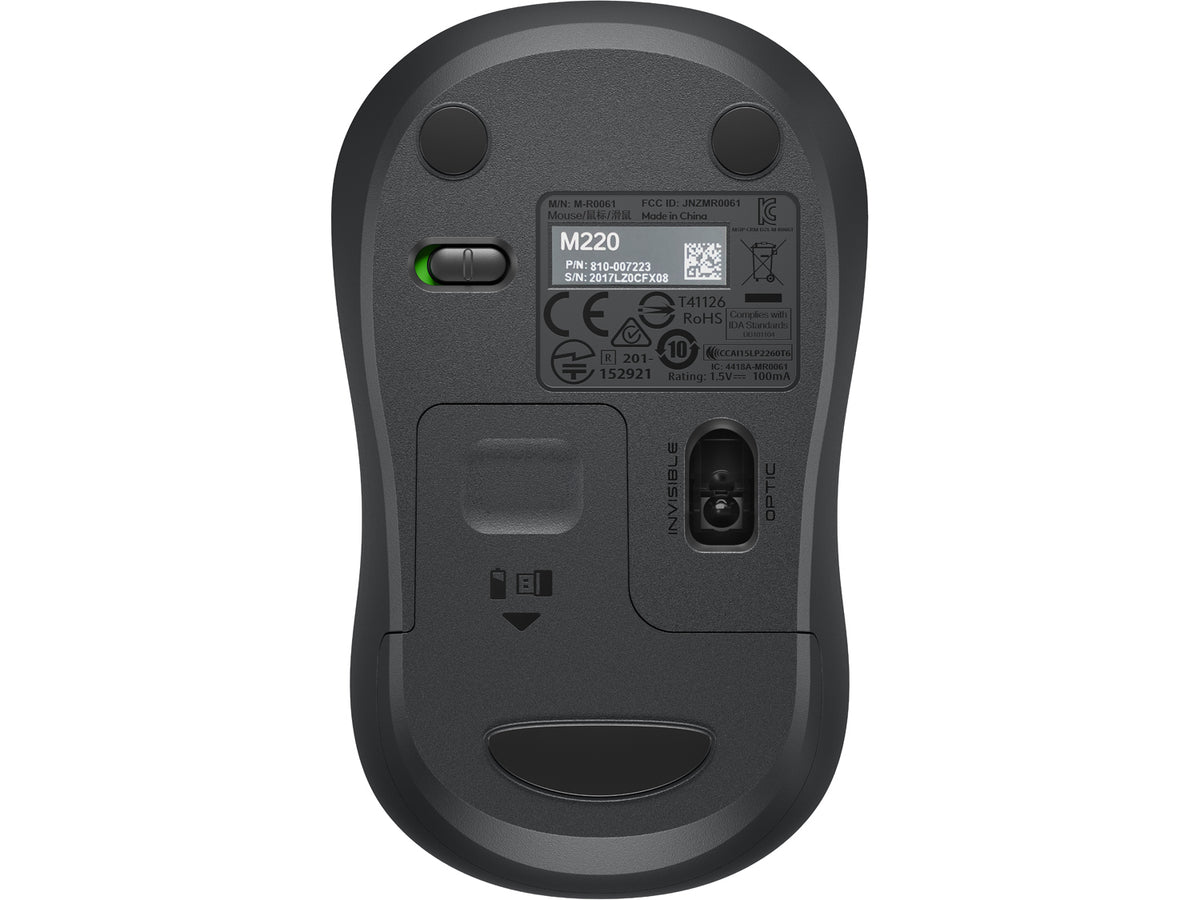 Logitech M240 Silent Bluetooth Mouse - GRAPHITE