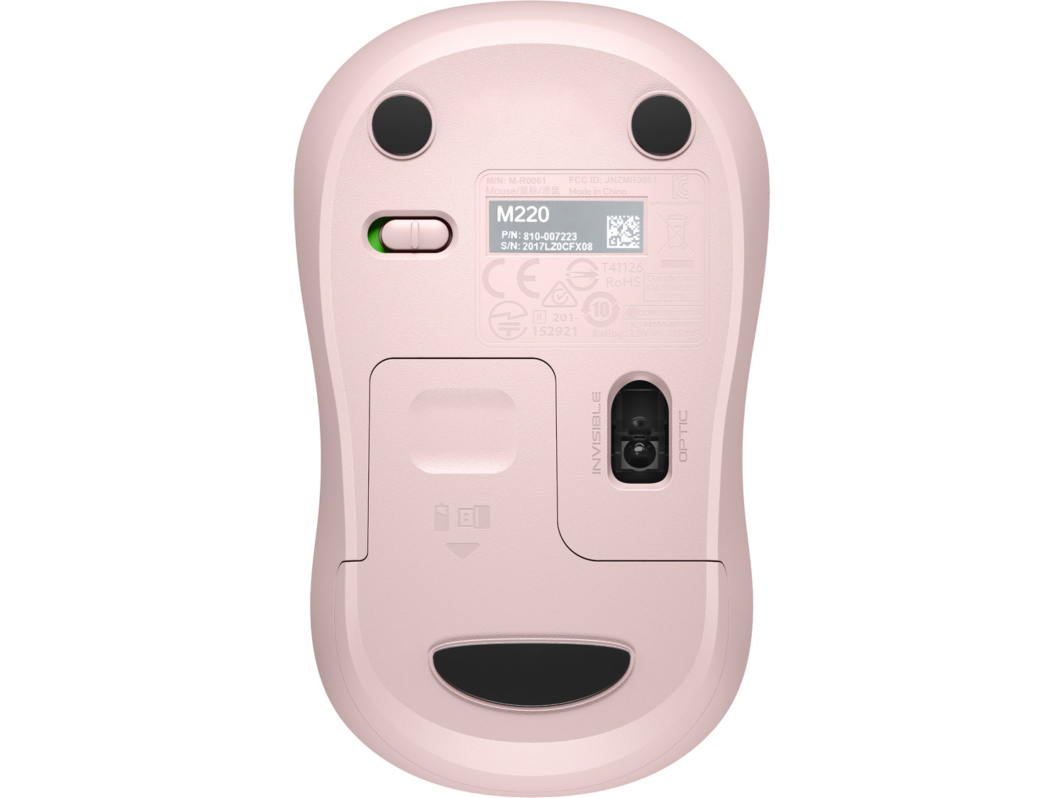 Logitech M240 Silent Bluetooth Mouse - ROSE