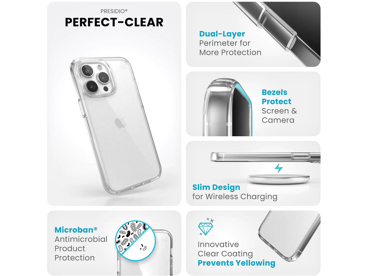 Speck Presidio Perfect-Clear iPhone Pro Max
