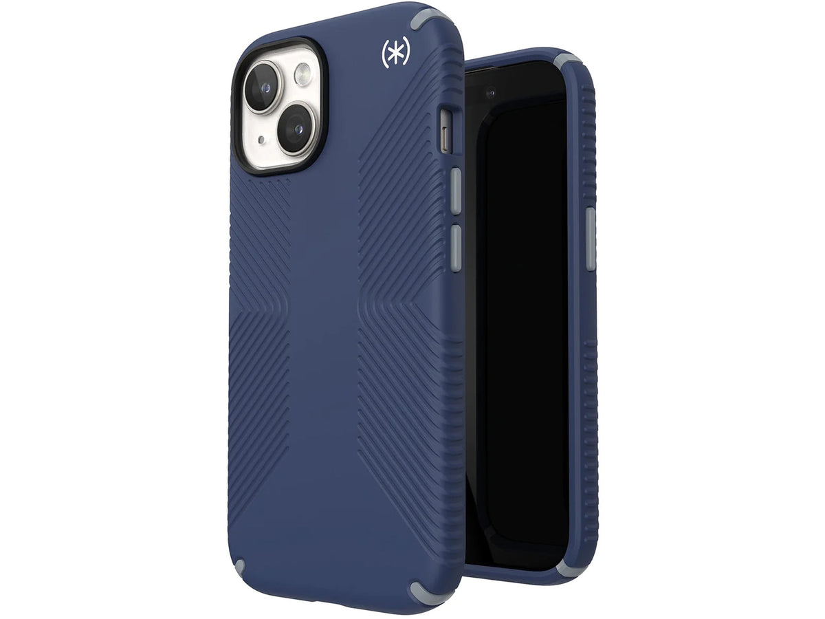 Speck iPhone 15 / iPhone 16e Presidio2 Grip Blue/Dust Grey