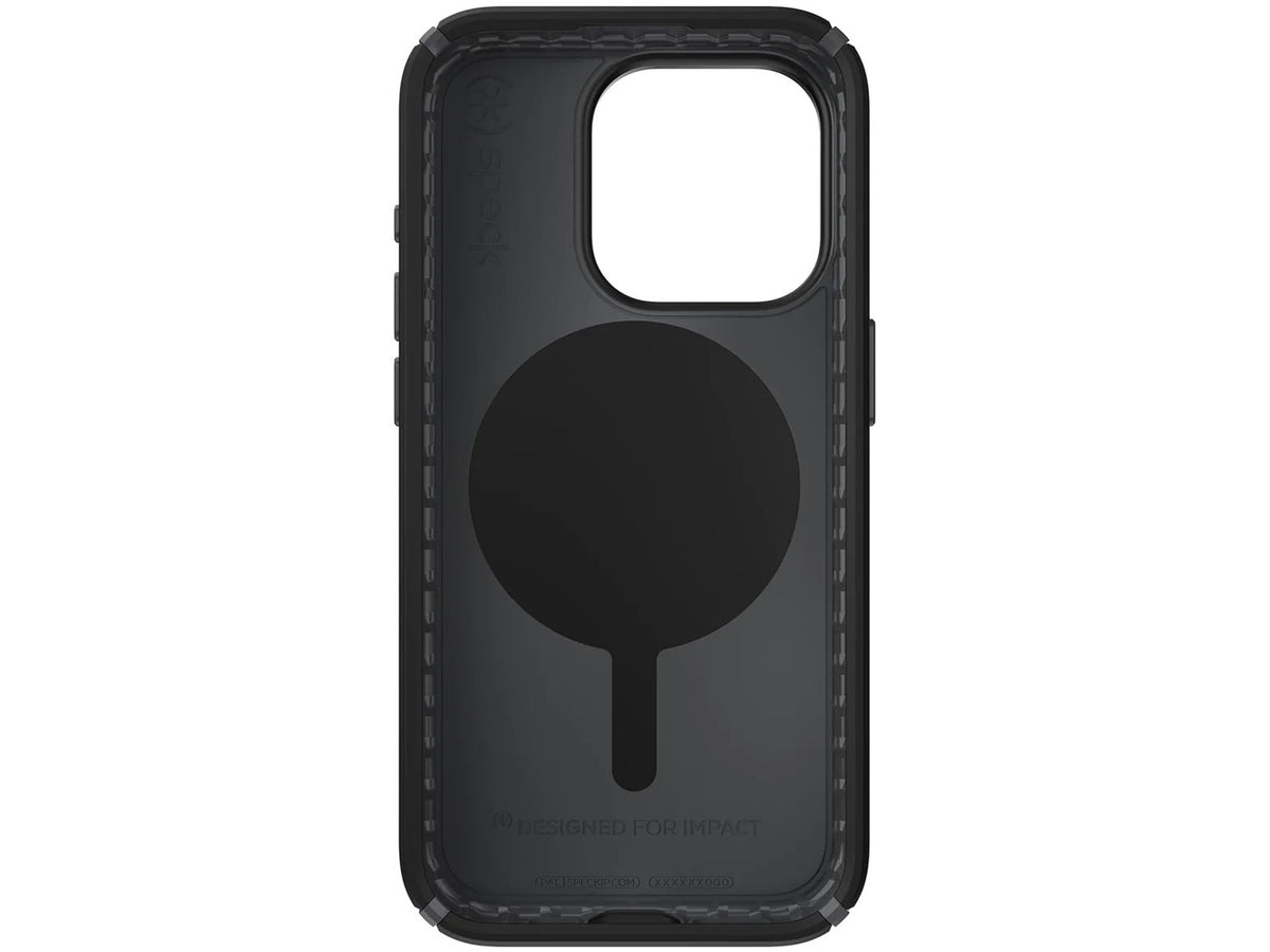 Speck Presidio2 Pro MagSafe with ClickLock iPhone 15 Pro, Black/Slate Grey