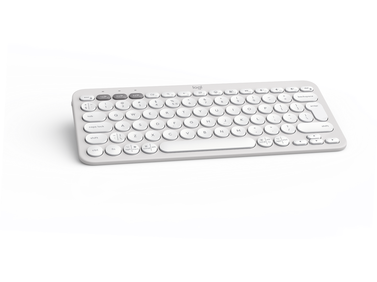 Logitech Pebble Keys 2, Tonal White