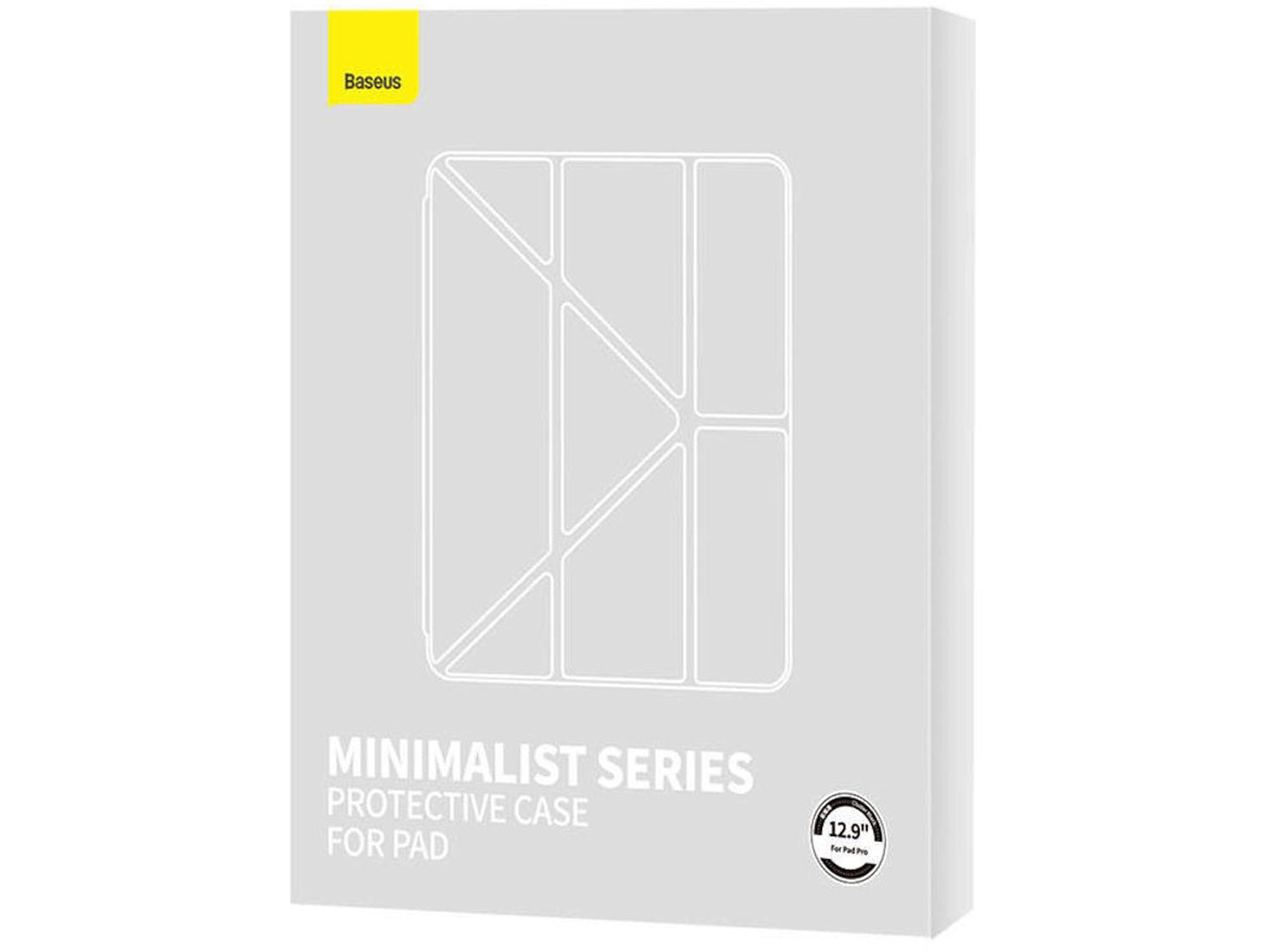 Baseus Minimalist Series Protective Case, iPad Pro 12.9 - 2020 / 2021 / 2022, черен