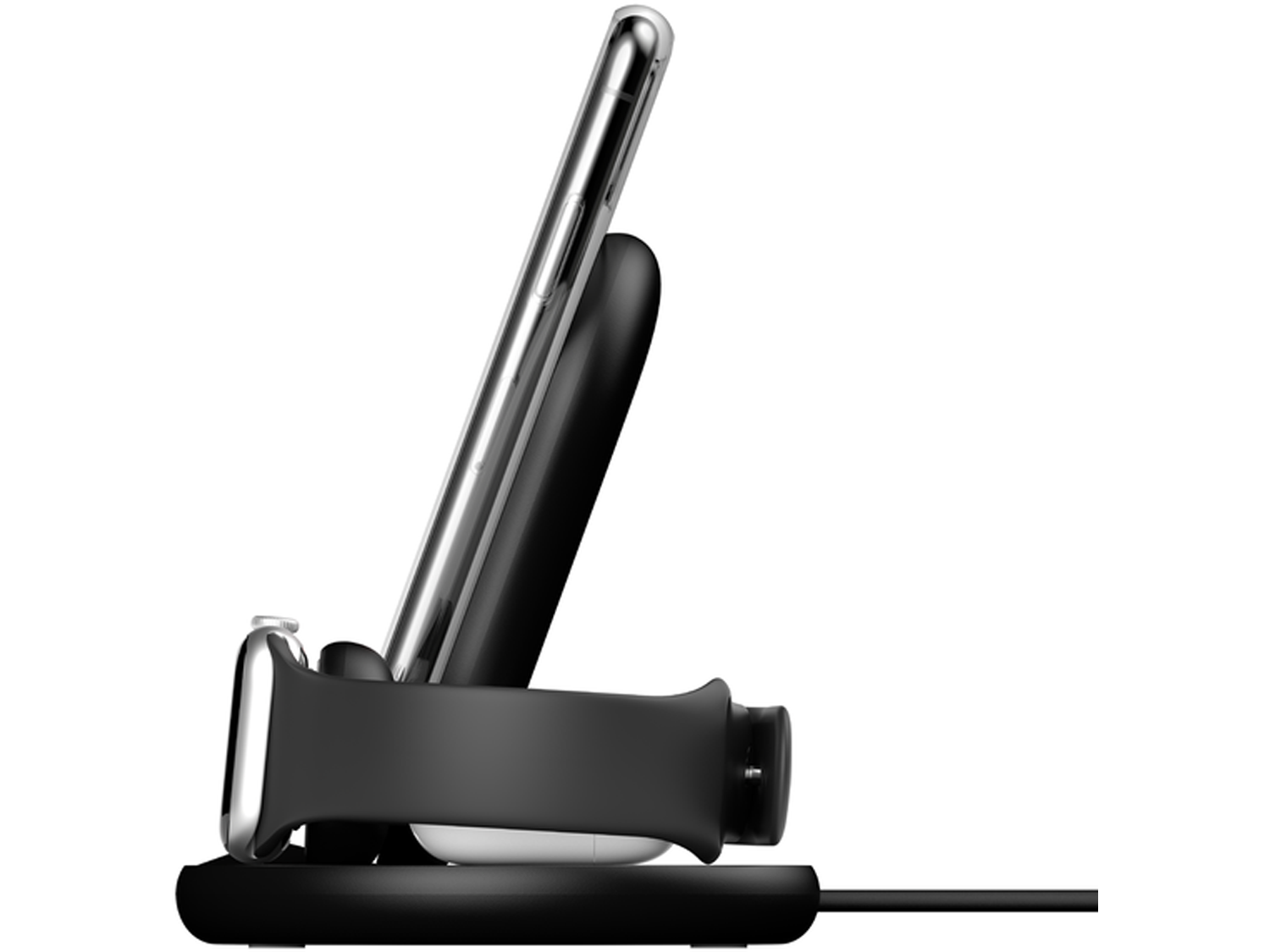 Belkin BOOST CHARGE 3-in-1 Wireless Charger for Apple Devices - Black