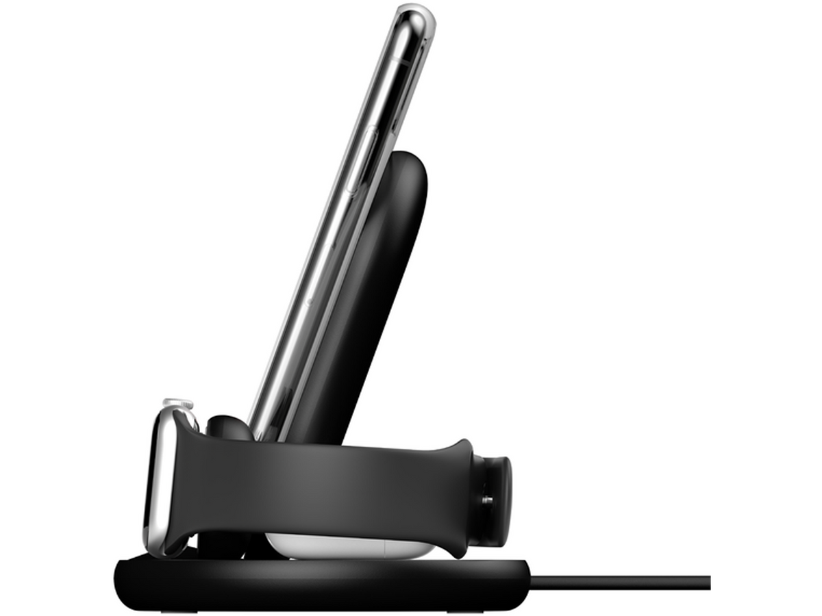 Belkin BOOST CHARGE 3-in-1 Wireless Charger for Apple Devices - Black