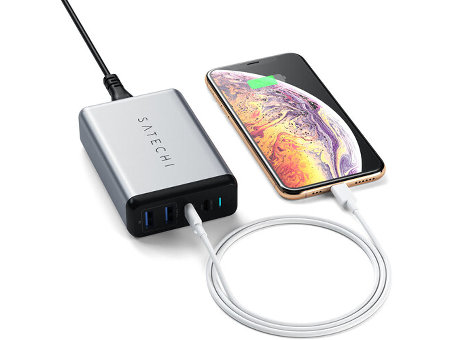 Satechi 75W Dual Type-C PD Travel Charger