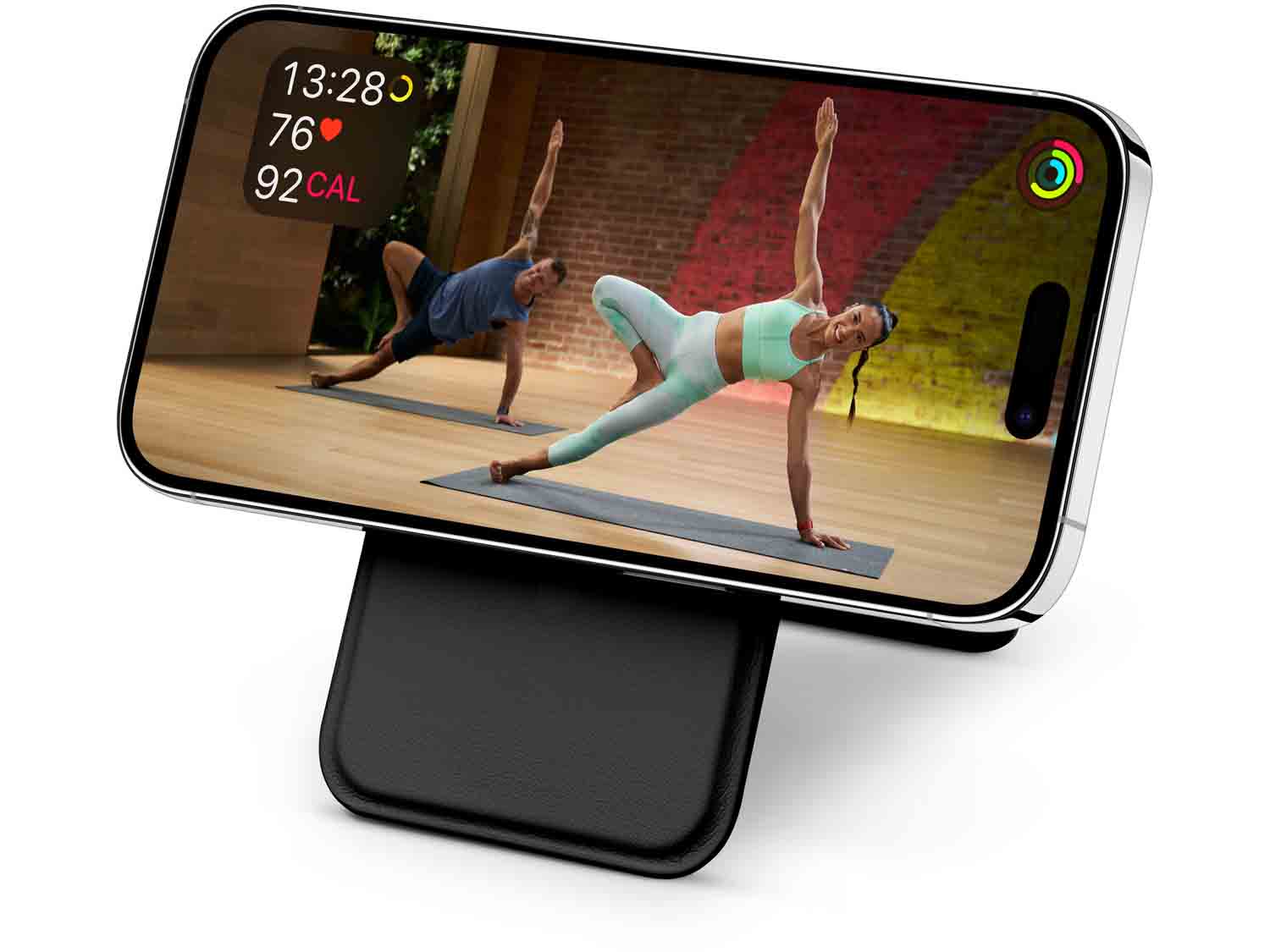 Satechi Vegan-Leather Magnetic Wallet Stand- Black