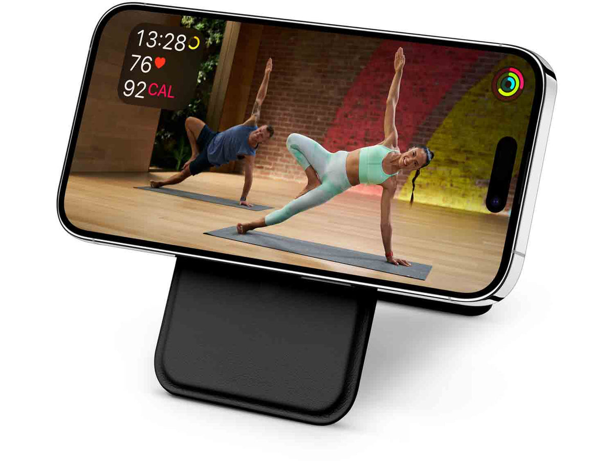 Satechi Vegan-Leather Magnetic Wallet Stand- Black
