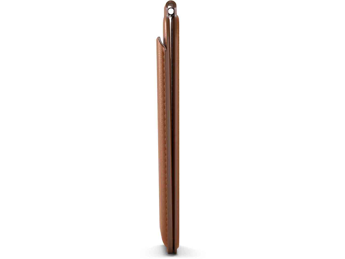 Satechi Vegan-Leather Magnetic Wallet Stand- Brown