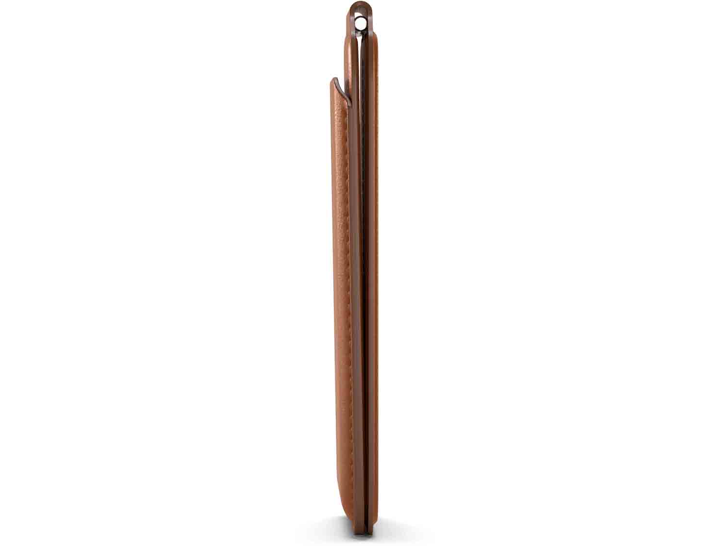 Satechi Vegan-Leather Magnetic Wallet Stand- Brown
