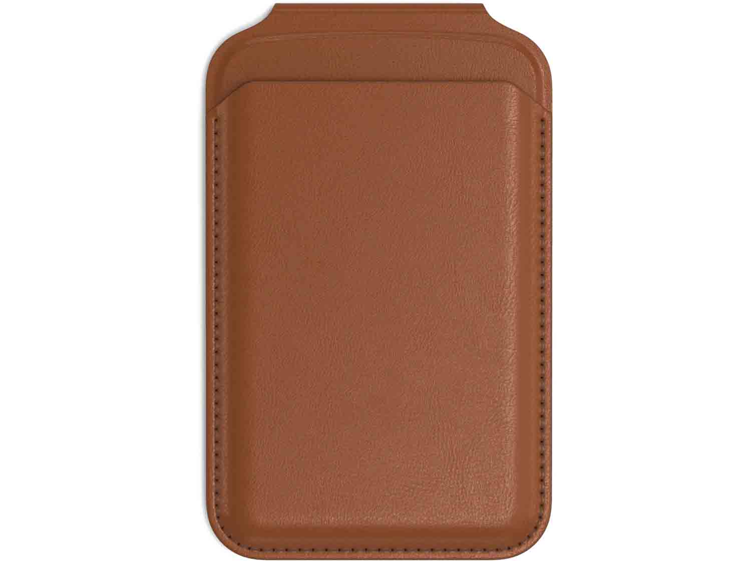 Satechi Vegan-Leather Magnetic Wallet Stand- Brown