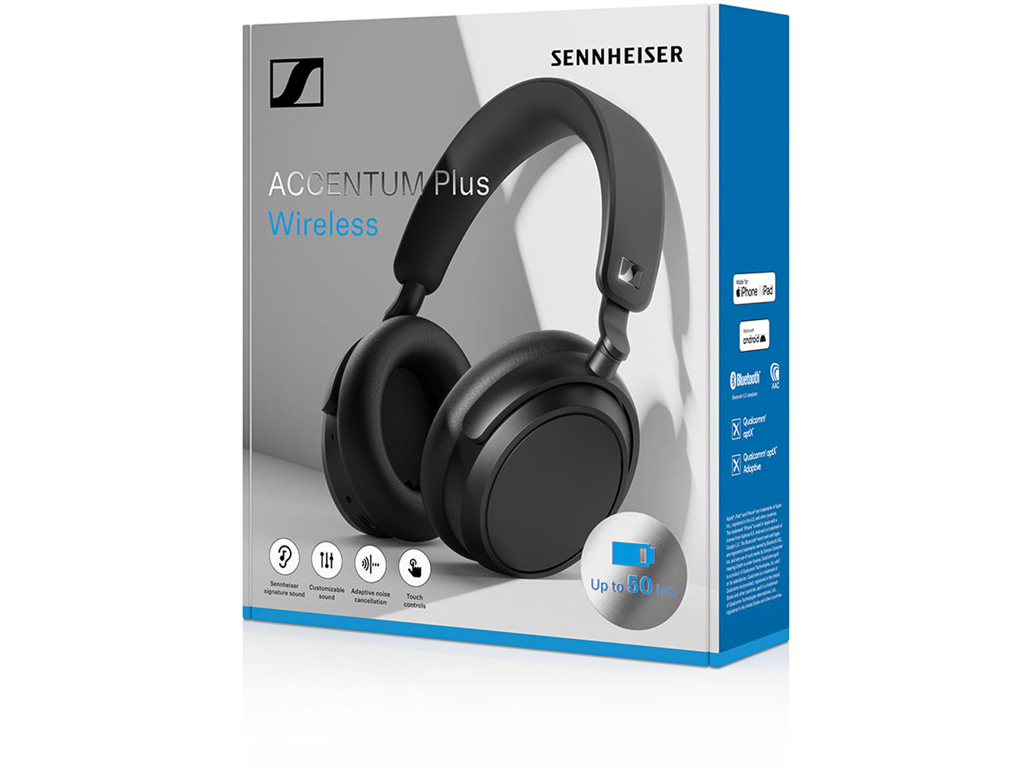 Sennheiser ACCENTUM Plus Wireless - черни