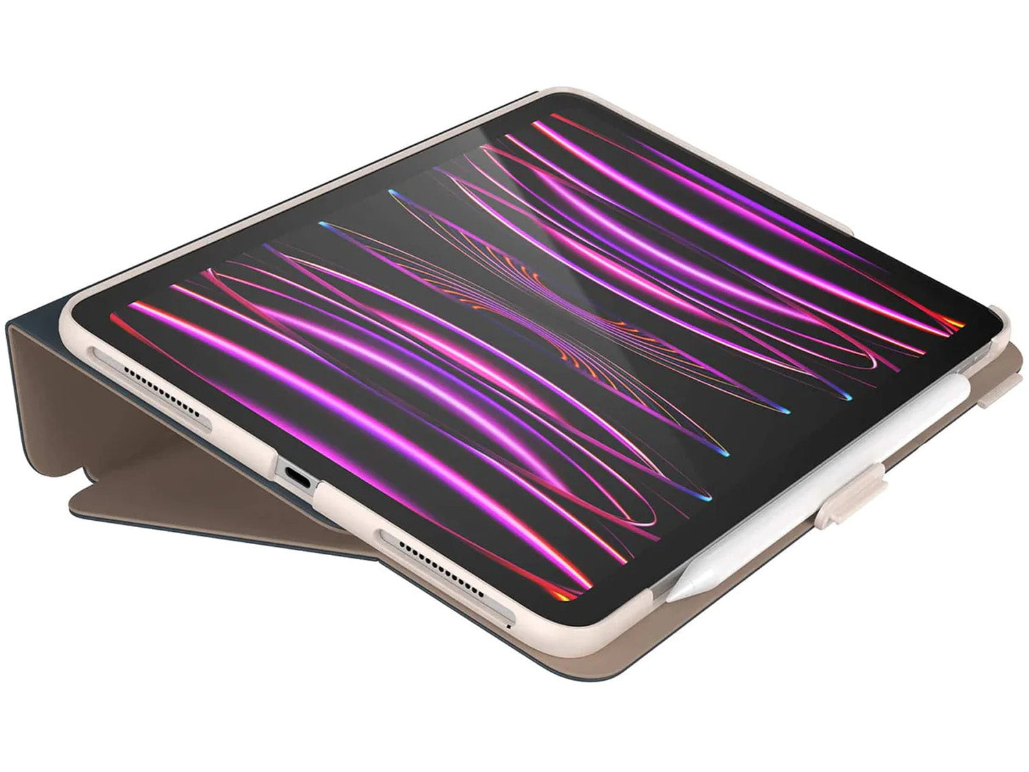 Speck iPad Pro 11 (2022) Balance Folio w/MB - BLACK/BLACK/WHITE