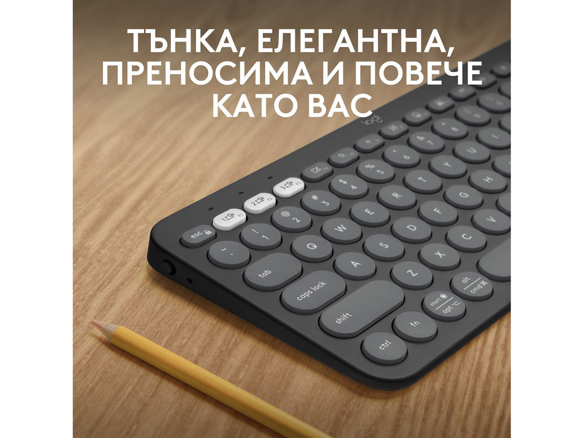 Logitech Pebble Keys 2 K380s - Tonal Graphite US