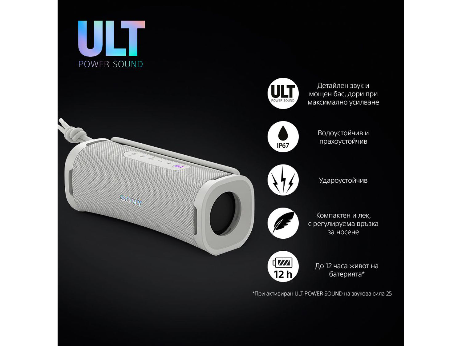 Sony SRS-ULT10, White