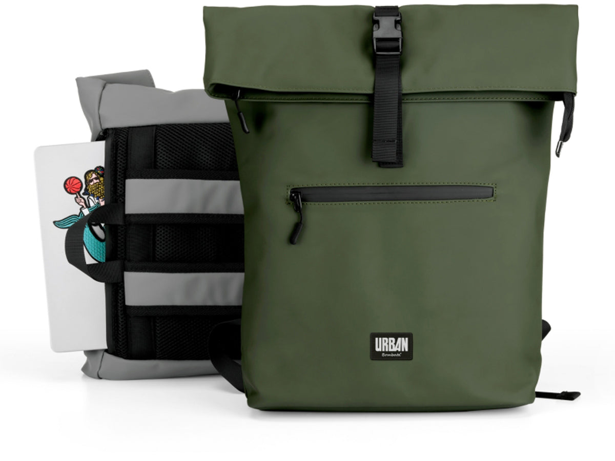 Bombata Urban Boston 15" - 16", Kaki Grey