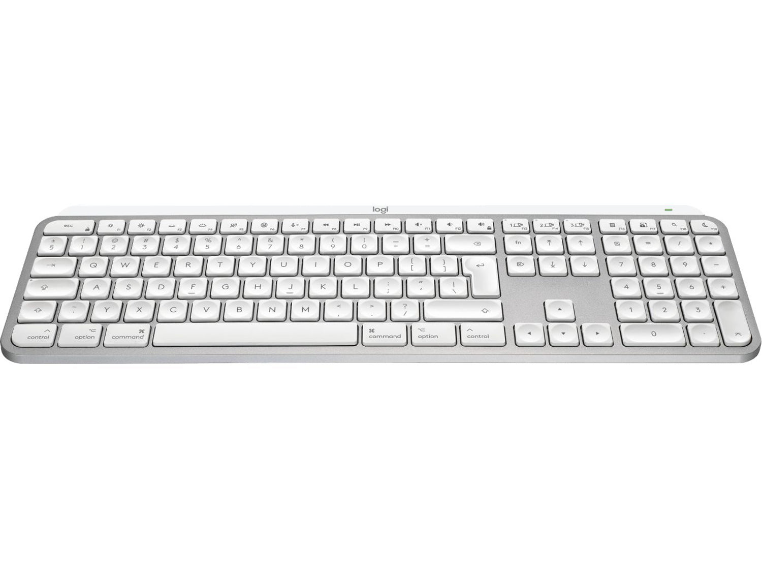 Logitech MX Keys S for Mac, US, Pale Grey