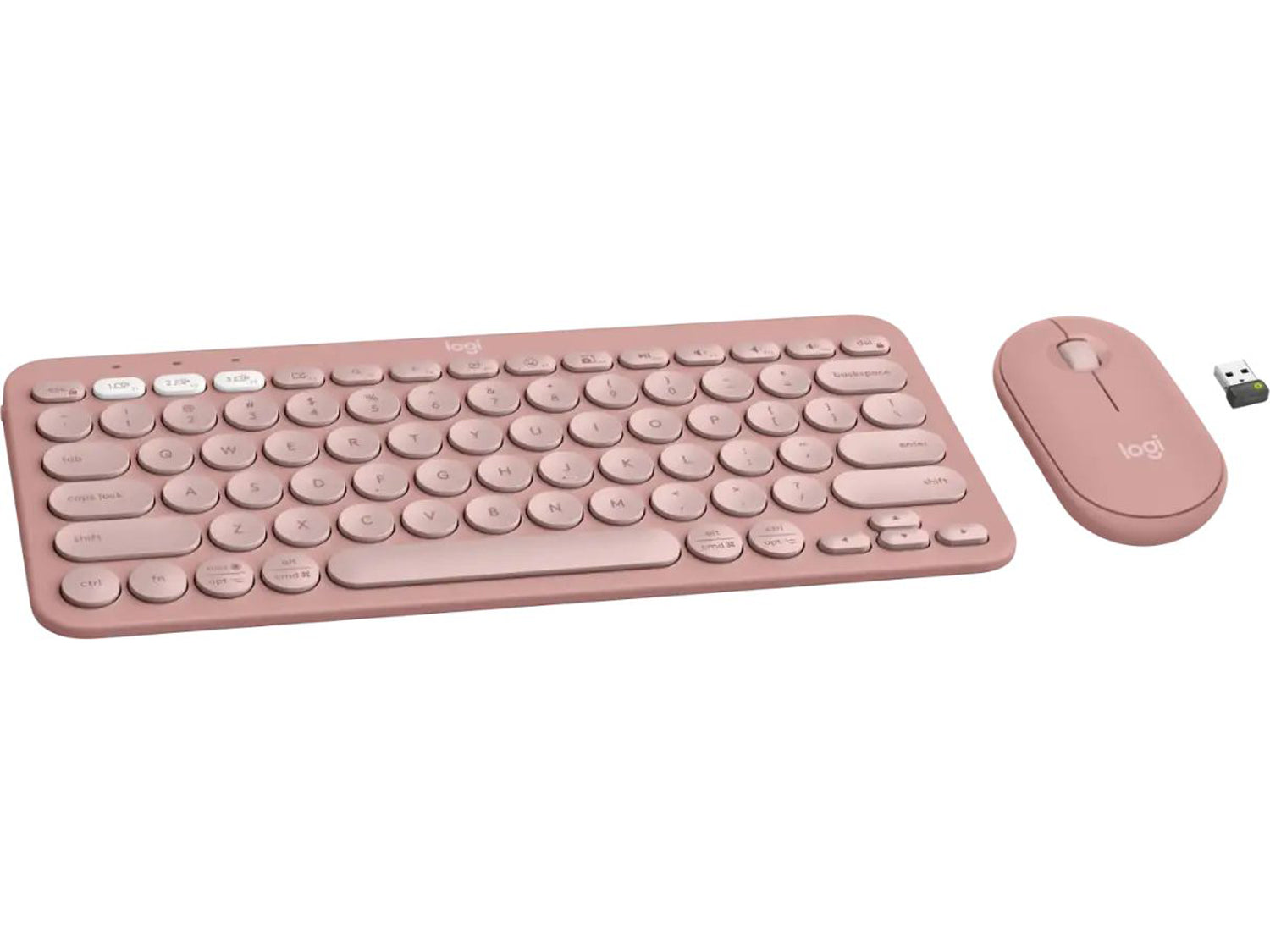 Logitech Pebble 2 Combo - Tonal Rose US