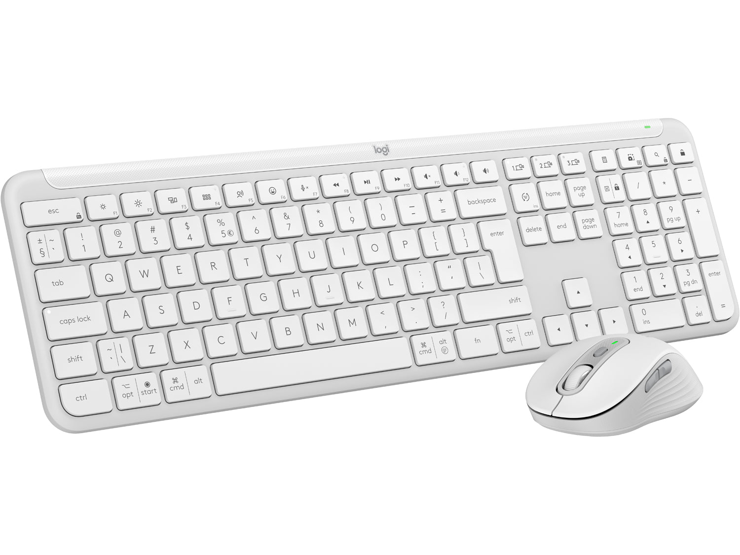 Logitech Signature Slim Combo MK950 - USINTL , Off-white