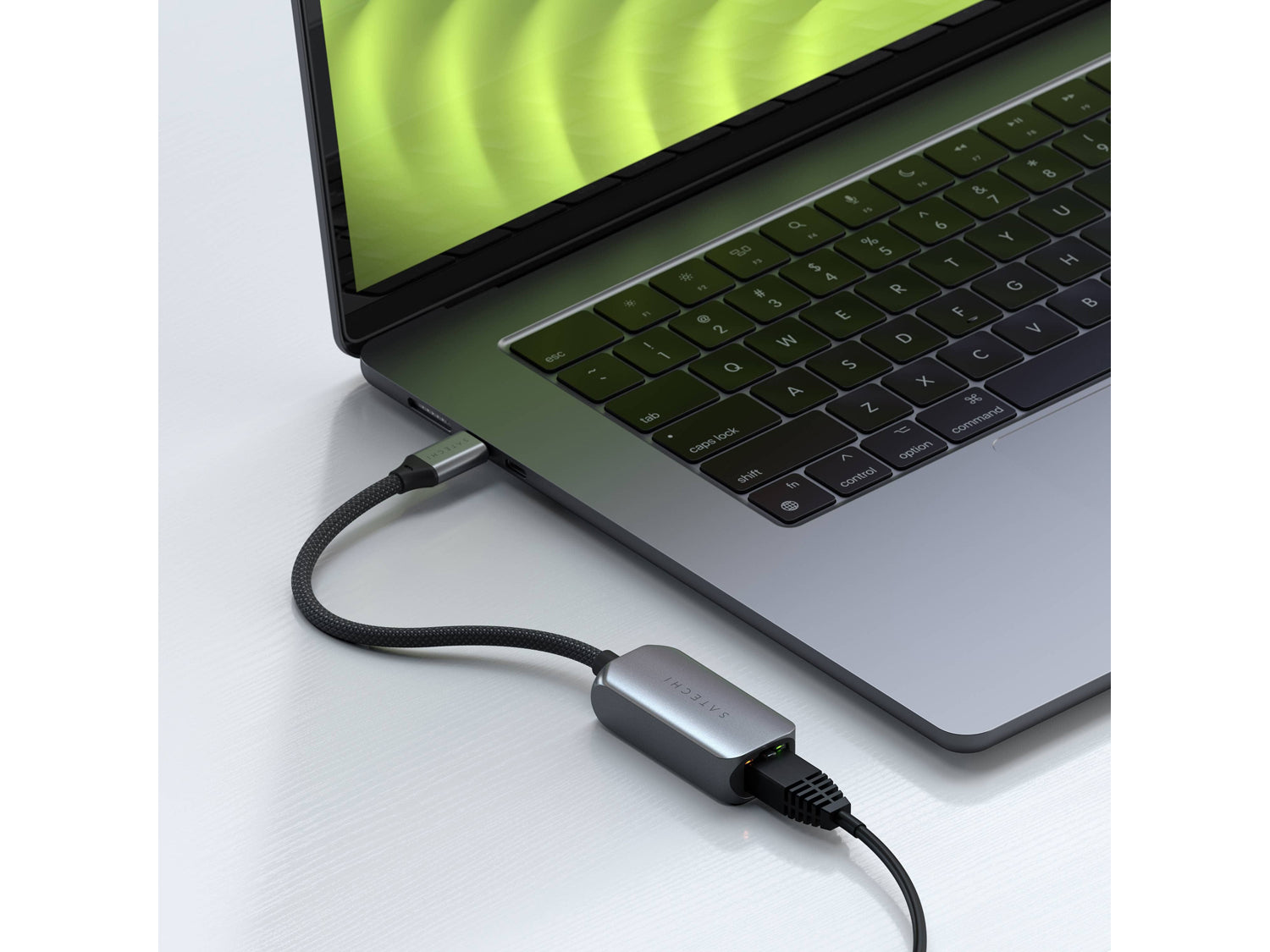 Satechi USB-C 2.5 Gigabit Ethernet Adapter - Space Grey