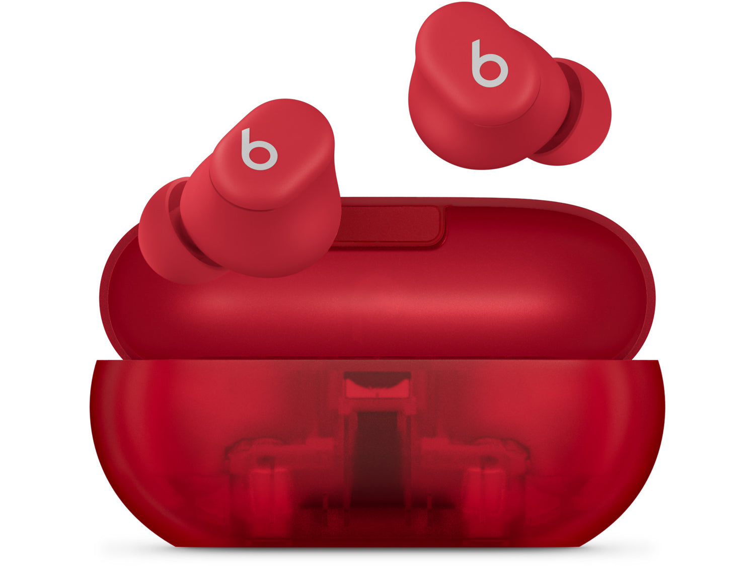 Beats Solo Buds - True Wireless Earbuds - Transparent Red