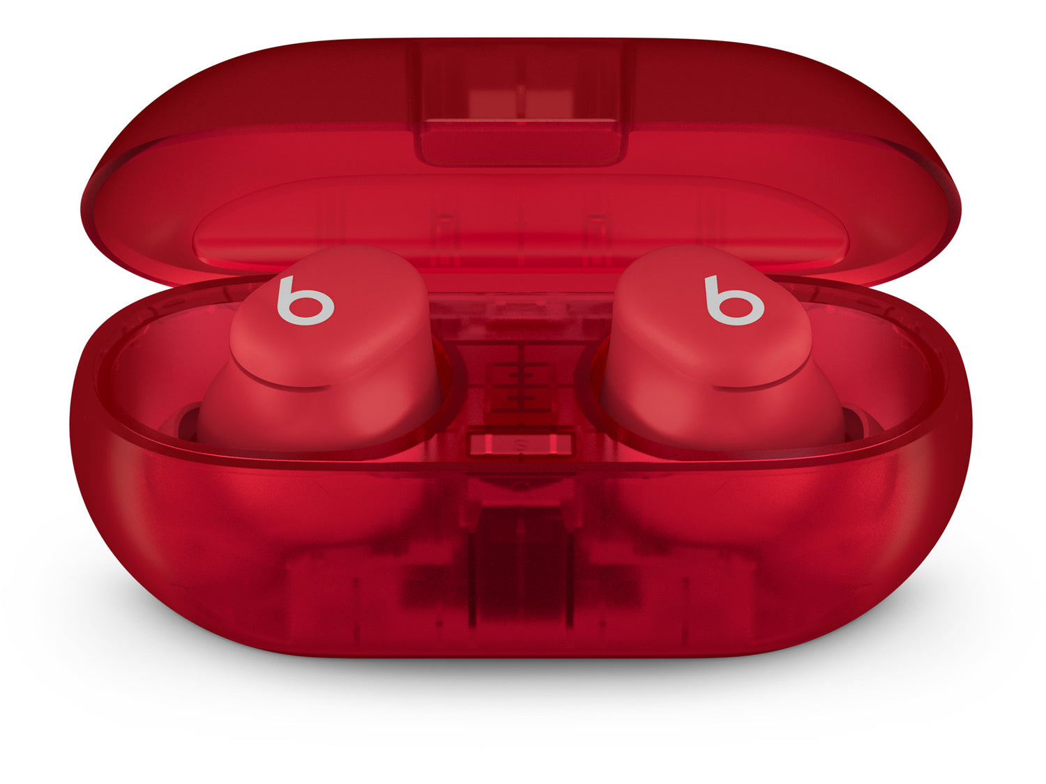 Beats Solo Buds - True Wireless Earbuds - Transparent Red