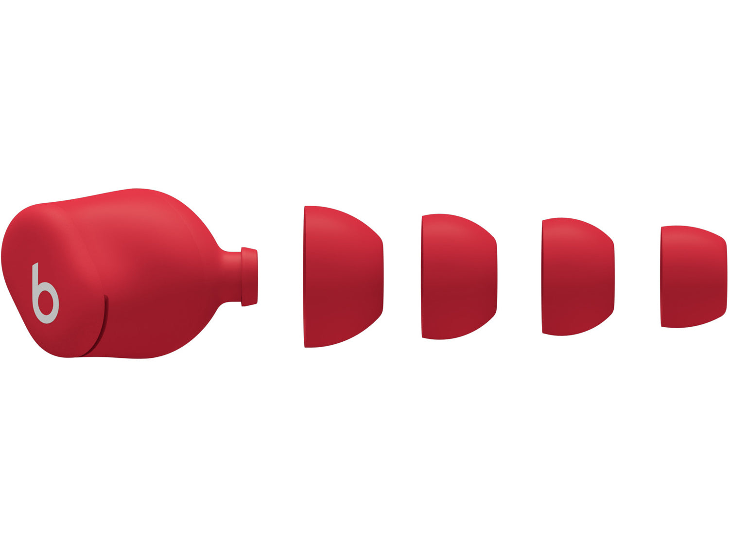 Beats Solo Buds - True Wireless Earbuds - Transparent Red