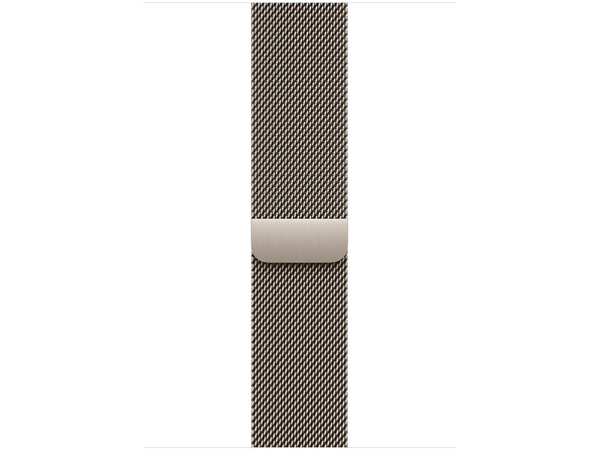 Apple Watch Series 10 GPS + Cellular 46mm Natural Titanium Case with Natural Milanese Loop - M/L
