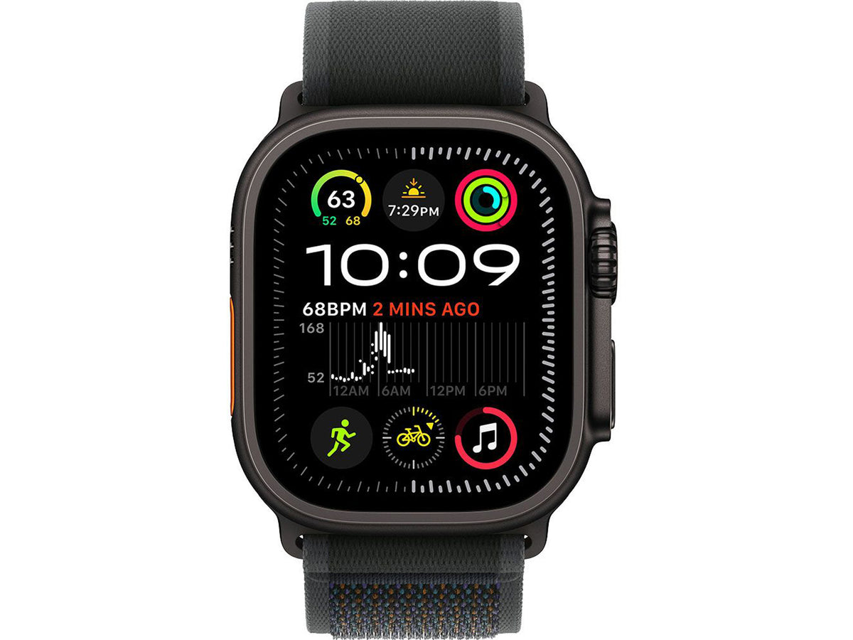 Apple Watch Ultra 2 GPS + Cellular 49mm Black Titanium Case with Black Trail Loop - S/M