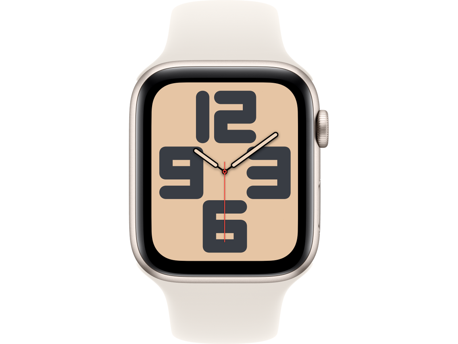 Apple Watch SE 2 GPS + Cellular 44mm Starlight Aluminium Case with Starlight Sport Band - M/L