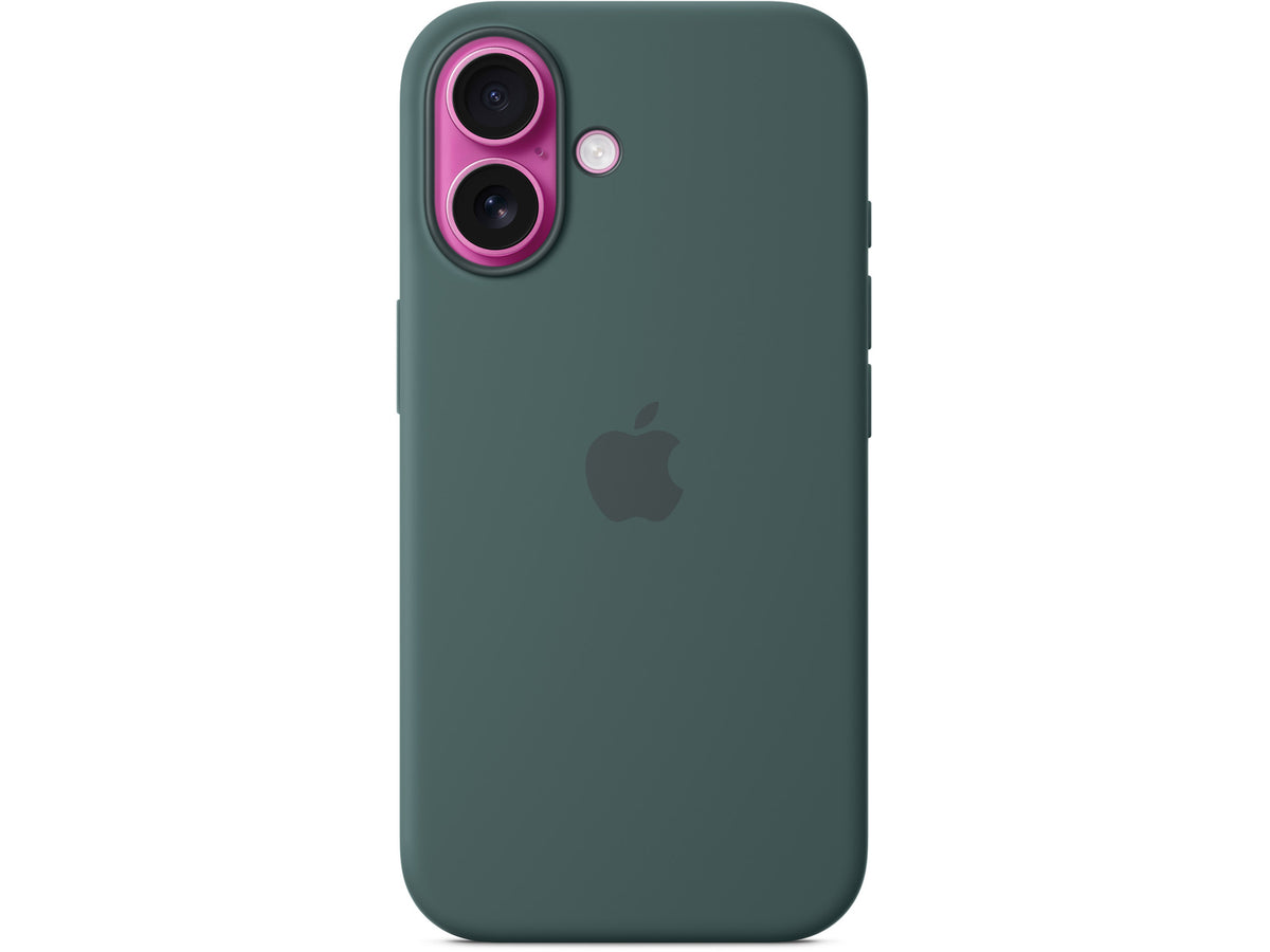 Apple iPhone 16 Silicone Case with MagSafe - Lake Green