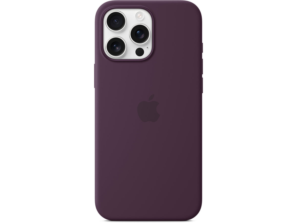 Apple iPhone 16 Pro Max Silicone Case with MagSafe - Plum