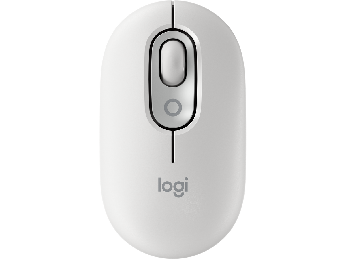 Logitech POP Mouse with emoji - OFF-WHITE