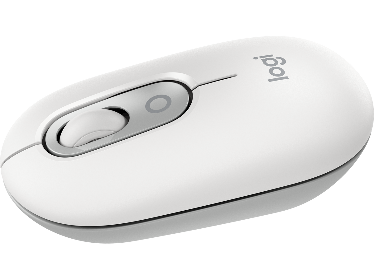 Logitech POP Mouse with emoji - OFF-WHITE