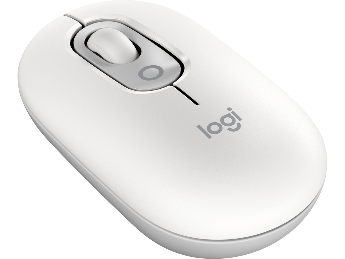 Logitech POP Mouse with emoji - OFF-WHITE