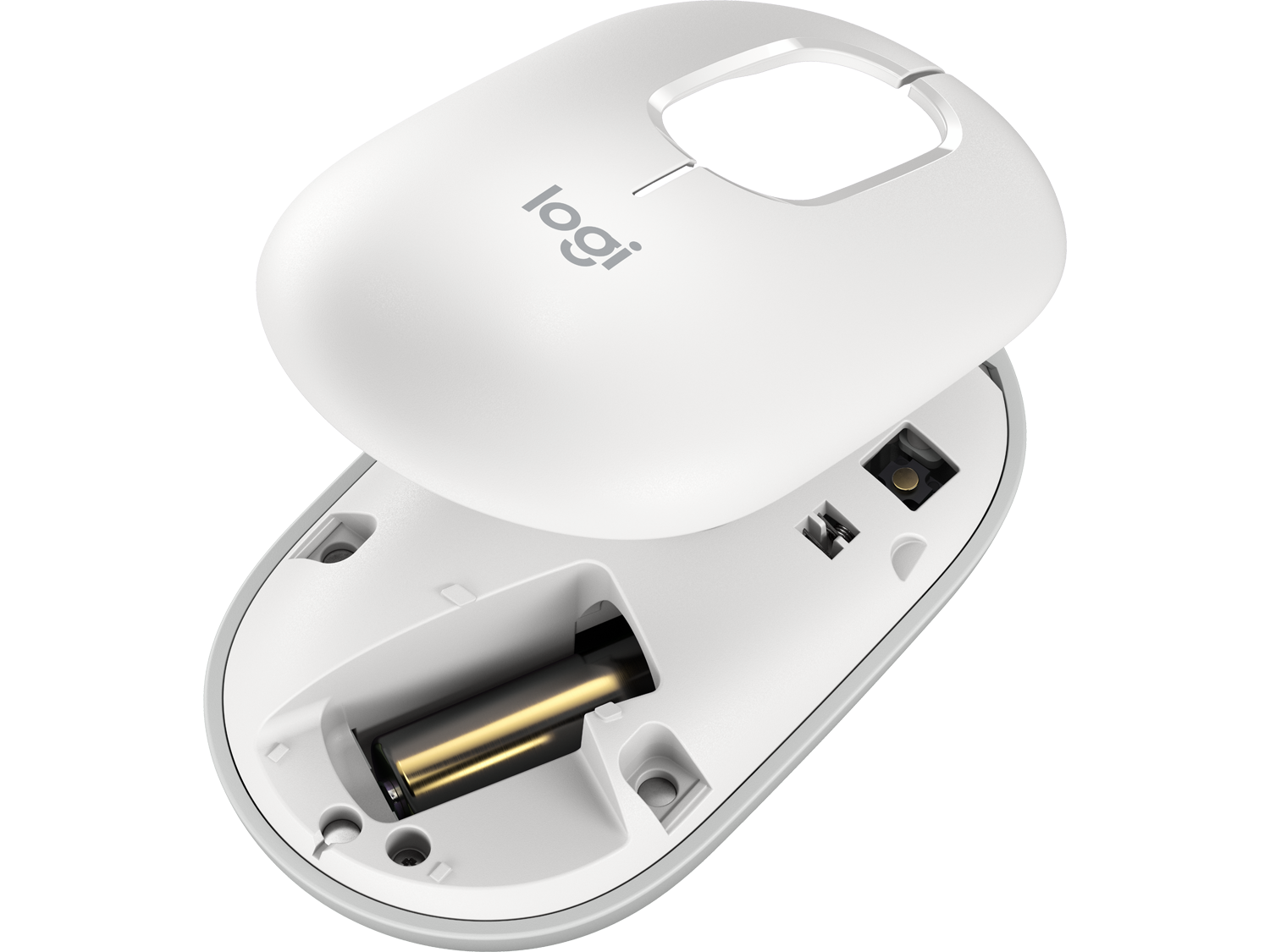 Logitech POP Mouse with emoji - OFF-WHITE