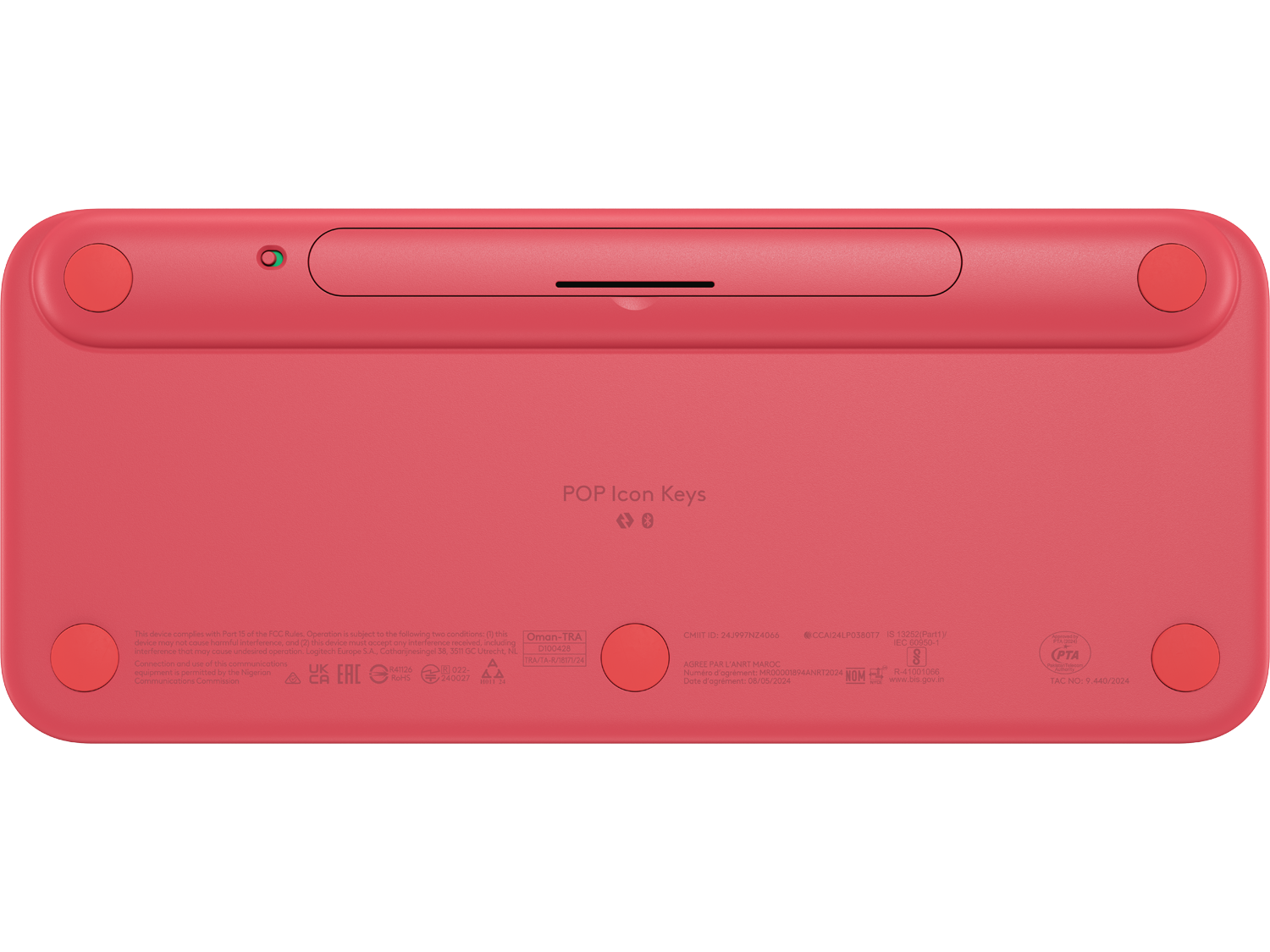 Logitech Pop Icon Keys - Rose - US INT'L