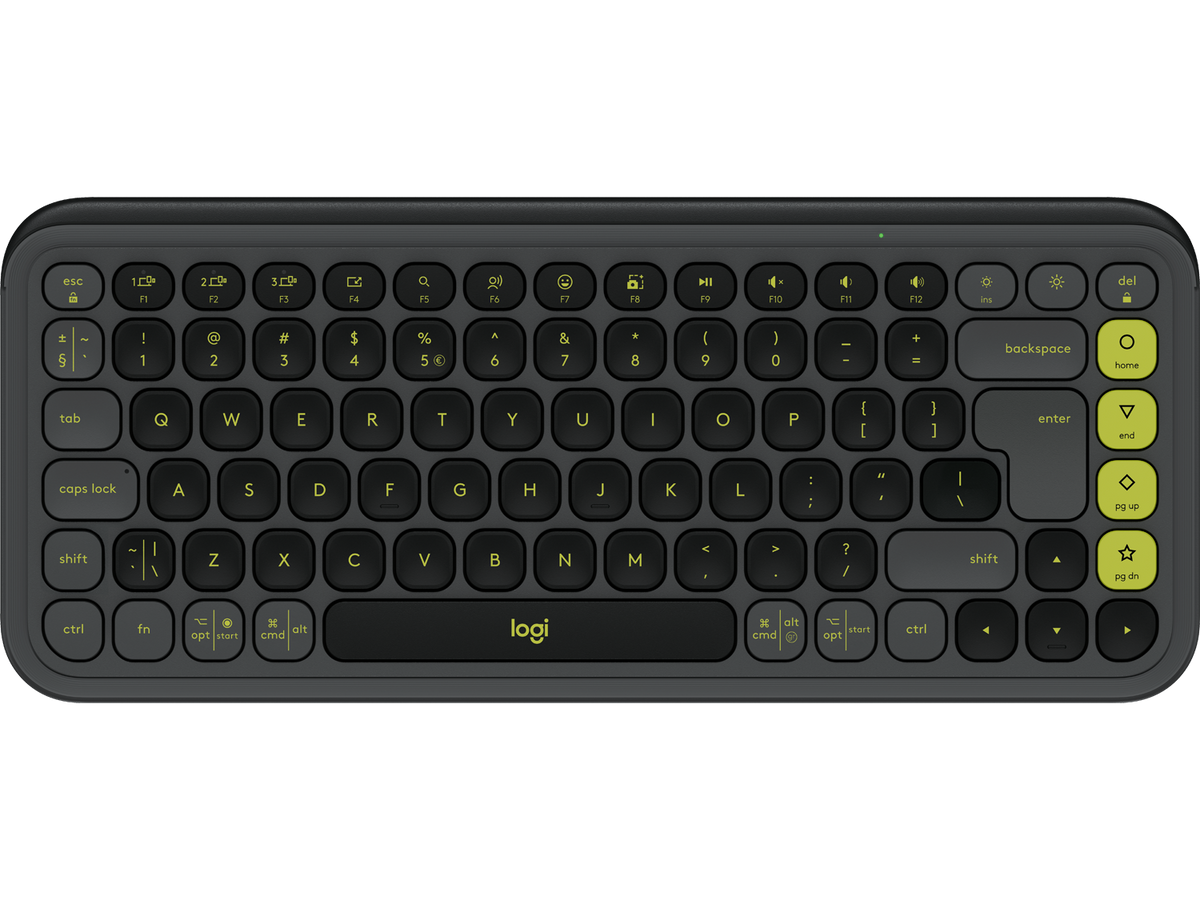Logitech Pop Icon Keys - Graphite & Green US INT'L