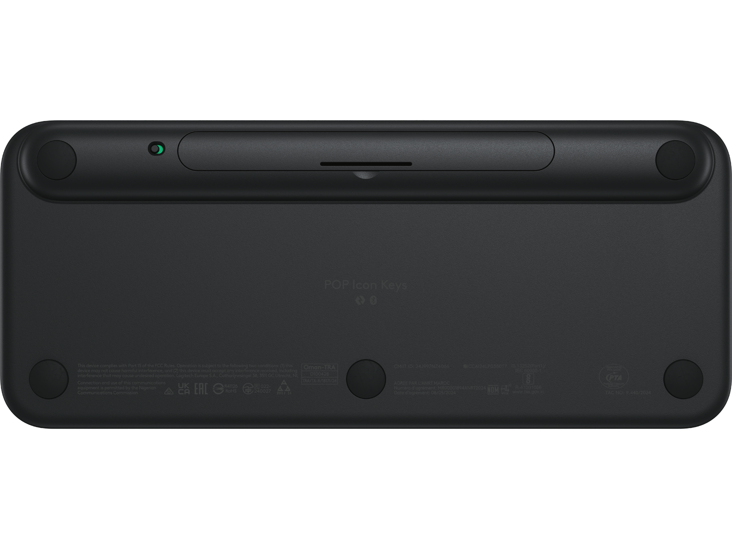 Logitech Pop Icon Keys - Graphite & Green US INT'L