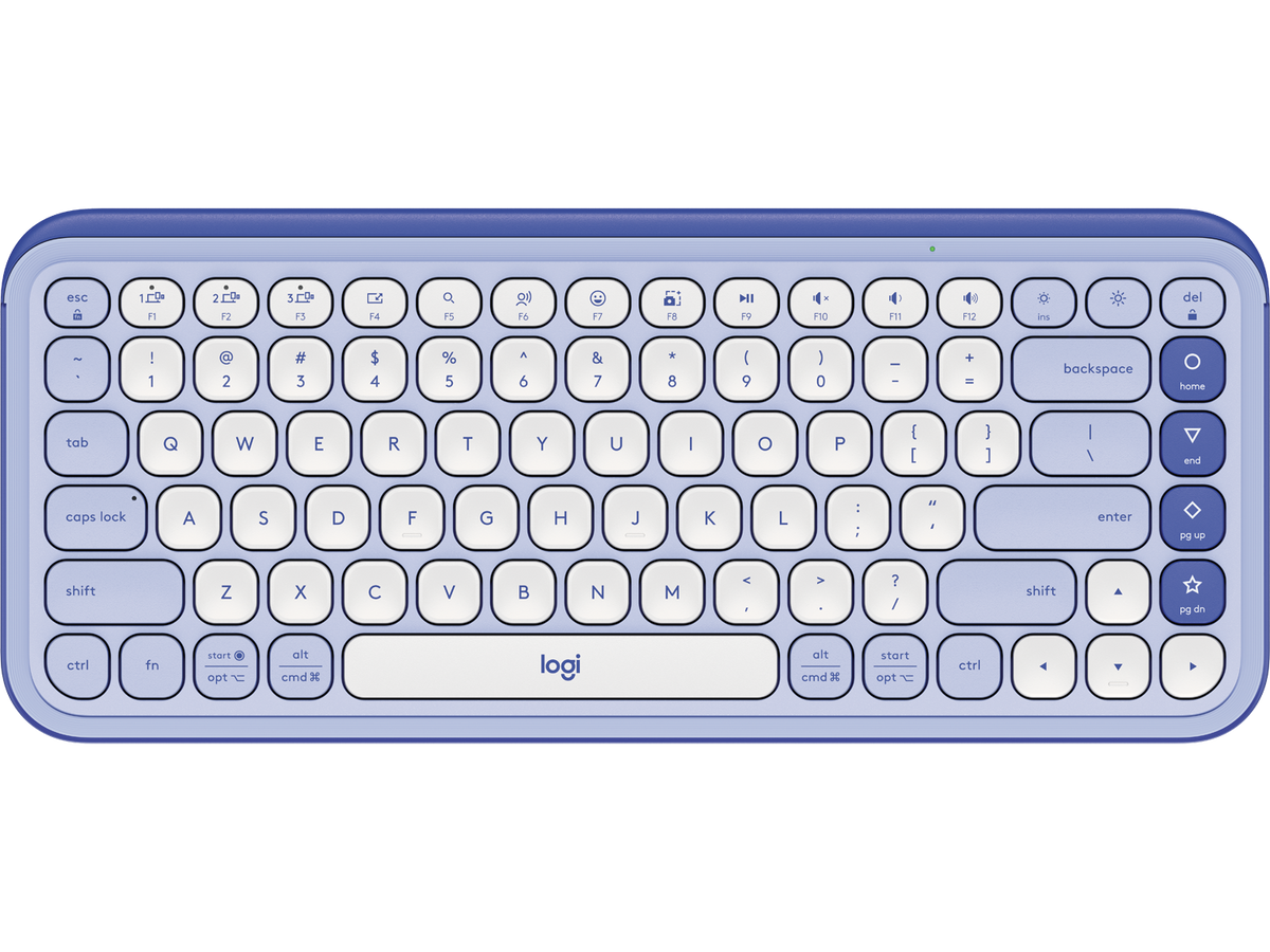 Logitech Pop Icon Keys - Lilac & Off White US INT'L