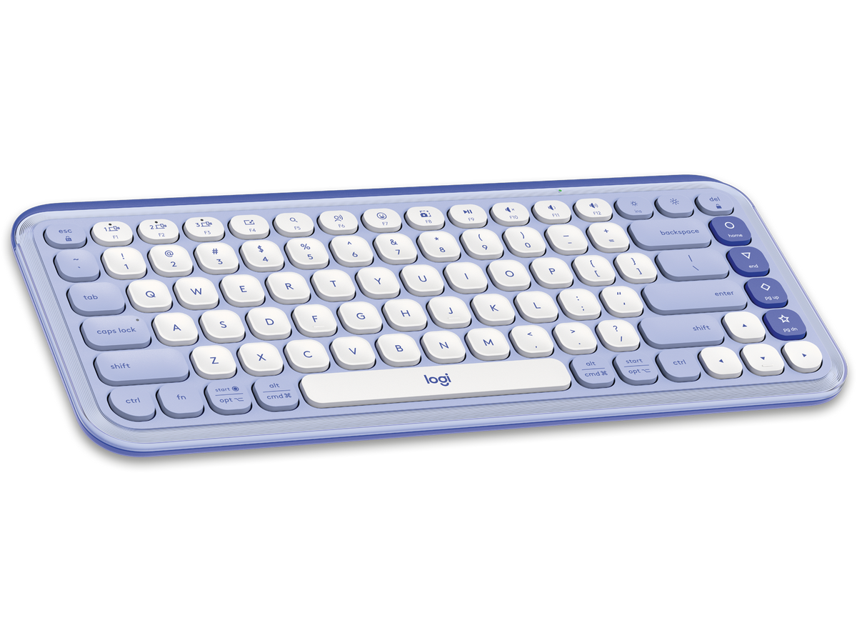 Logitech Pop Icon Keys - Lilac & Off White US INT'L