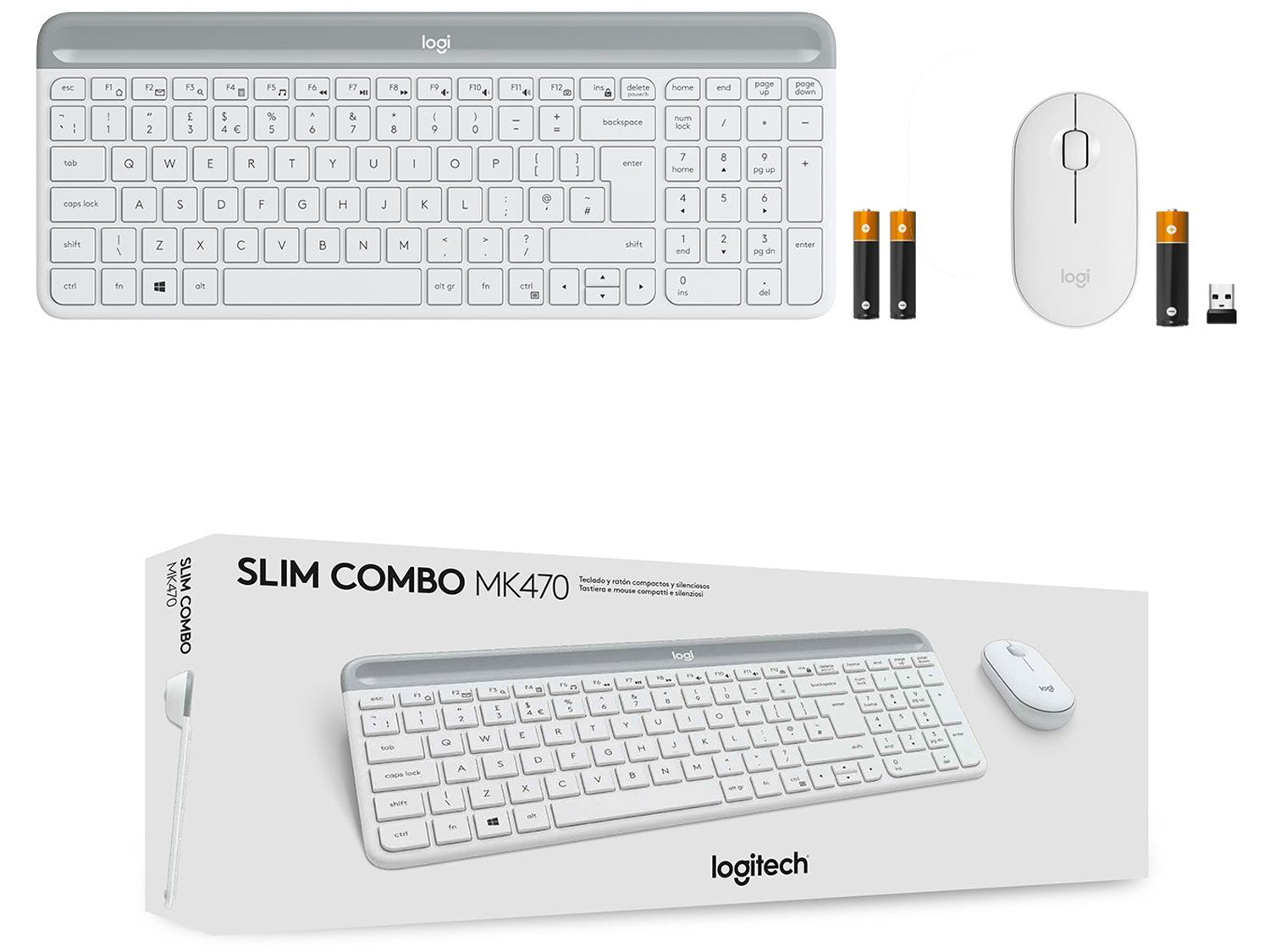 Logitech MK470, OFFWHITE