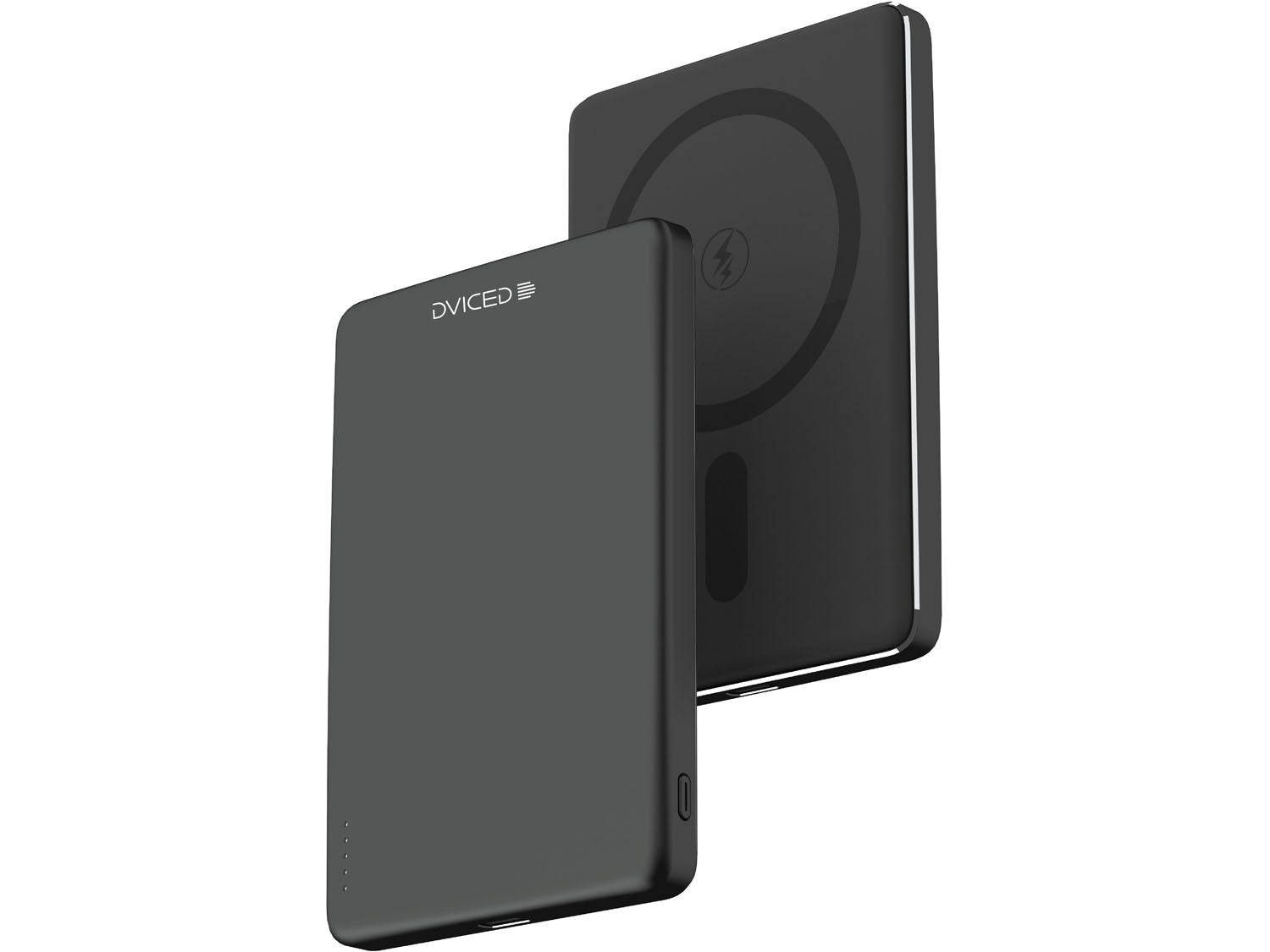 Dviced Magsafe power bank ultra thin 5000mAh, Black